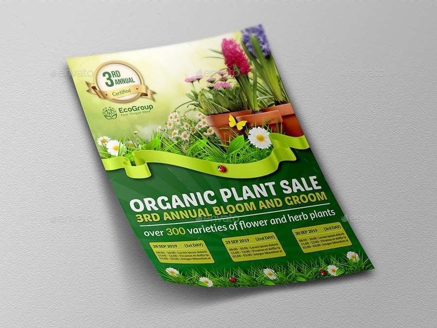 24 Free Plant Sale Flyer Template Layouts for Plant Sale Flyer Template