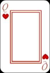 24 Free Playing Card Template Queen Of Hearts Templates for Playing Card Template Queen Of Hearts