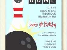 24 Free Printable Bowling Party Flyer Template For Free with Bowling Party Flyer Template