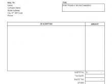 24 Free Printable Contractor Invoice Template Australia Now for Contractor Invoice Template Australia