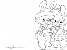 24 Free Printable Easter Card Templates To Colour Formating with Easter Card Templates To Colour