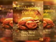 24 Free Printable Thanksgiving Dinner Flyer Template Free in Photoshop for Thanksgiving Dinner Flyer Template Free