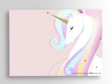 24 Free Printable Unicorn Card Template Free Layouts for Unicorn Card Template Free