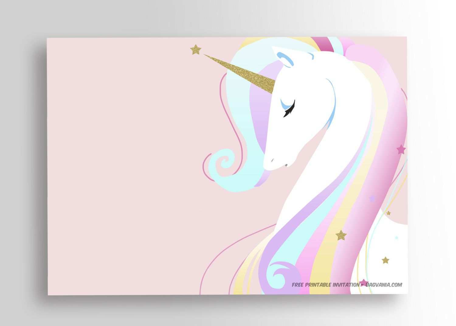  View 38 View Printable Unicorn Unicorn Thank You Card Template Free