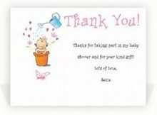 24 Online Thank You Card Template Baby Gift Formating by Thank You Card Template Baby Gift