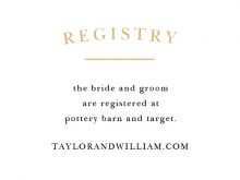 24 Online Wedding Registry Card Templates Templates by Wedding Registry Card Templates