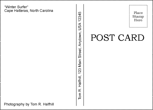 24 Printable Postcard Back Template 5X7 Now for Postcard Back Template 5X7