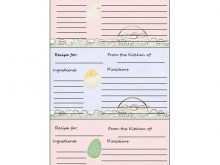 24 Printable Word Recipe Card Template Free in Photoshop with Word Recipe Card Template Free