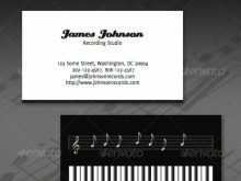 24 Report Business Card Template Musician Free for Ms Word for Business Card Template Musician Free