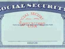 24 Standard Free Printable Social Security Card Template Templates with Free Printable Social Security Card Template