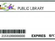 24 Standard Library Card Template Free Download in Word for Library Card Template Free Download