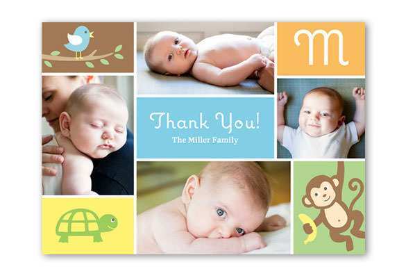 24 Standard Thank You Card Template Baby Download by Thank You Card Template Baby