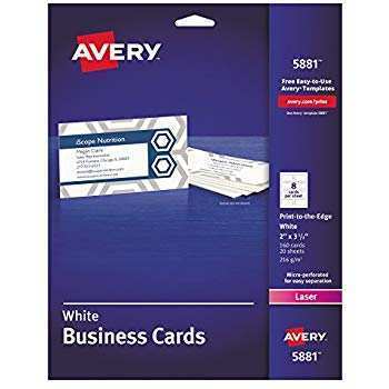 24 The Best Avery Business Card Template 5881 in Photoshop by Avery Business Card Template 5881