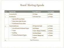 24 The Best Non Profit Agm Agenda Template For Free by Non Profit Agm Agenda Template