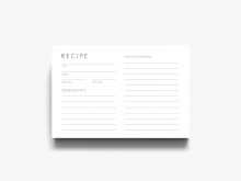 24 The Best Recipe Card Template For Word 3X5 Layouts by Recipe Card Template For Word 3X5