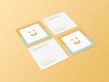 24 The Best Square Business Card Template Free Download Maker by Square Business Card Template Free Download
