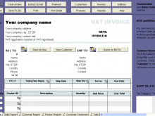 24 The Best Vat Exempt Invoice Template For Free by Vat Exempt Invoice Template