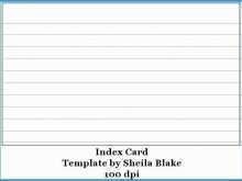 24 Visiting 3 X 5 Index Card Template Free Formating with 3 X 5 Index Card Template Free