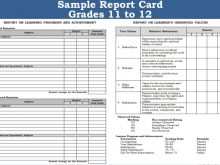 24 Visiting Deped Senior High School Report Card Template Layouts for Deped Senior High School Report Card Template