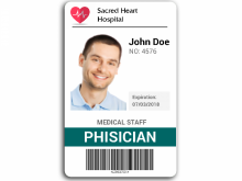 24 Visiting Hospital Id Card Template in Word for Hospital Id Card Template