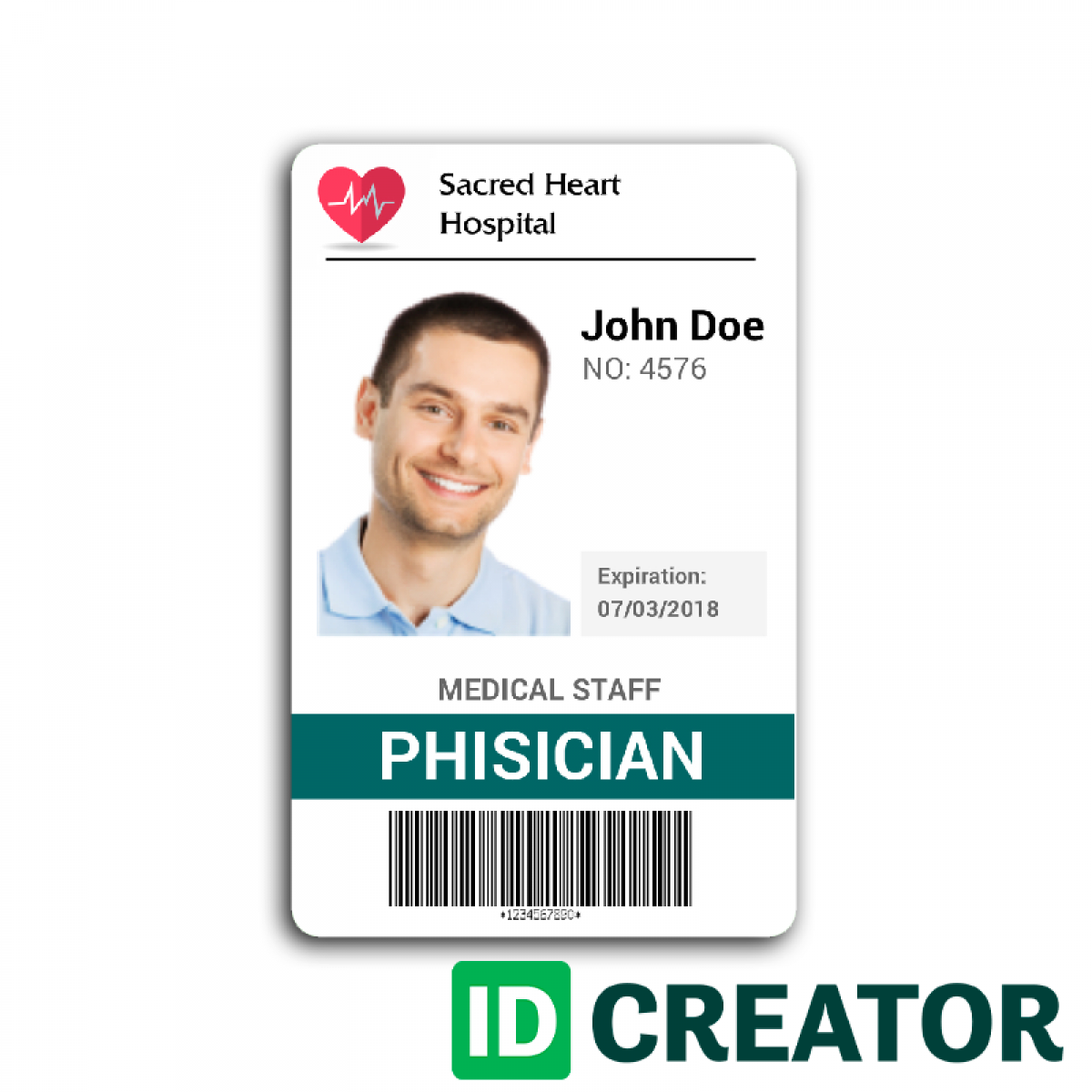 20 Visiting Hospital Id Card Template in Word for Hospital Id Card Pertaining To Hospital Id Card Template