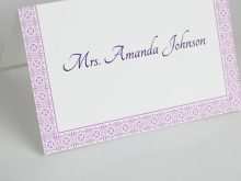 24 Visiting Place Card Template On Word in Word with Place Card Template On Word