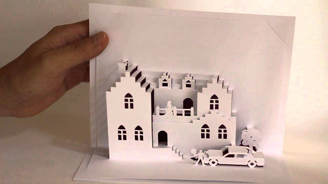 25 Adding Pop Up Card Pattern House Photo with Pop Up Card Pattern House