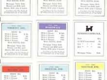 25 Adding Printable Monopoly Card Template Now for Printable Monopoly Card Template