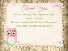 25 Adding Thank You Card Template Baby Gift Formating by Thank You Card Template Baby Gift