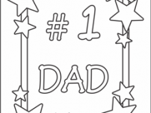 25 Best Father Day Card Templates To Colour For Free with Father Day Card Templates To Colour