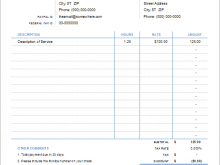 Freelance Cameraman Invoice Template