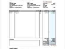 25 Blank Tax Invoice Blank Template Maker by Tax Invoice Blank Template