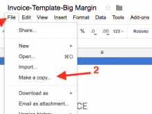 Construction Invoice Template Xls