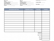 25 Creating Generic Contractor Invoice Template for Generic Contractor Invoice Template