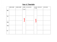 25 Creative Class Timetable Template Ks2 For Free for Class Timetable Template Ks2