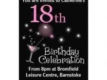 25 Creative Invitation Card Template For 18Th Birthday Formating for Invitation Card Template For 18Th Birthday