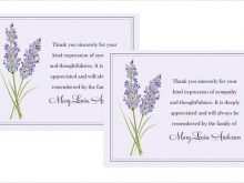 25 Creative Sympathy Thank You Cards Templates for Ms Word by Sympathy Thank You Cards Templates