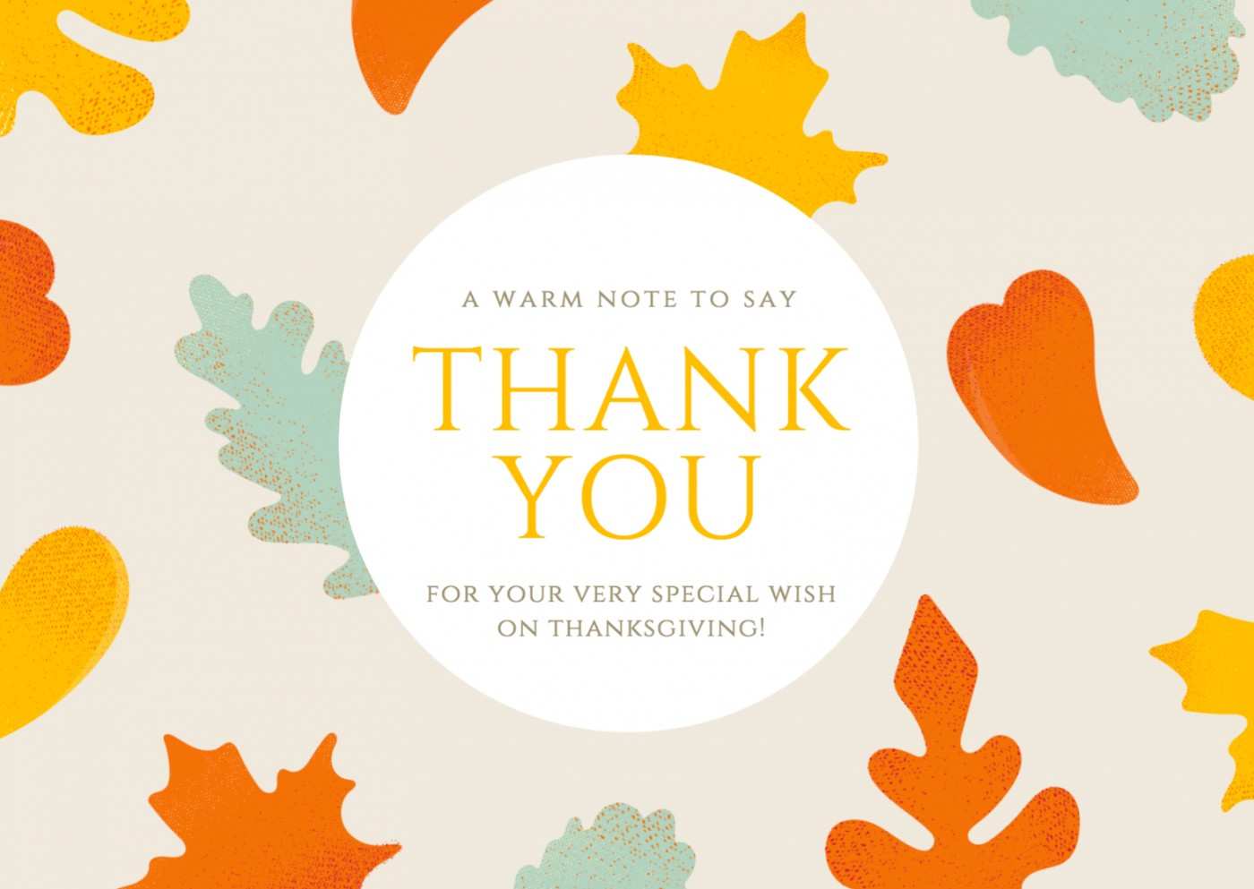 Turkey Thank You Card Template - Cards Design Templates