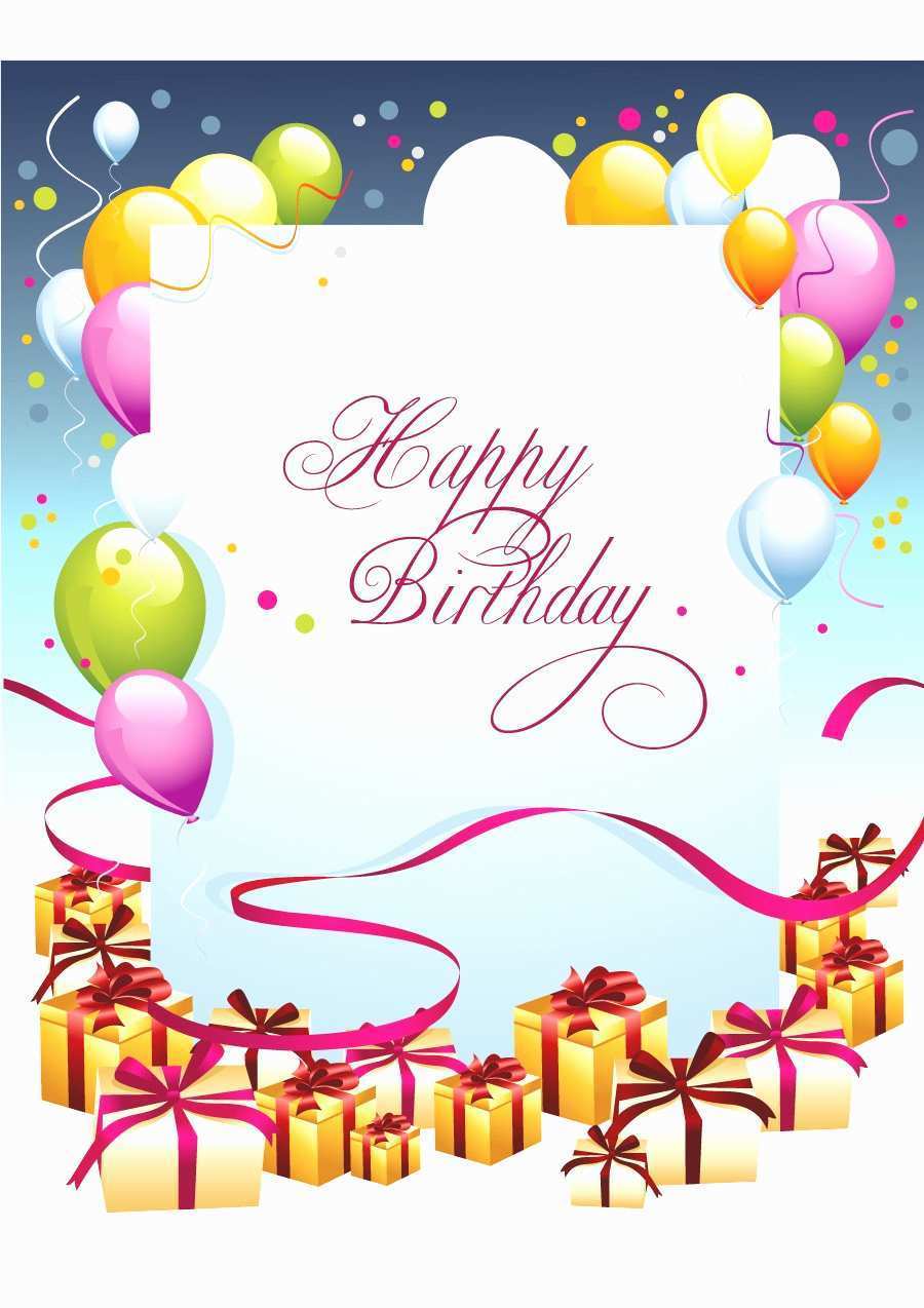 22 Customize Birthday Card Layout Microsoft Word Maker for Inside Birthday Card Template Microsoft Word