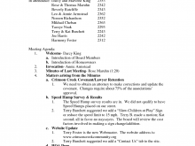 25 Format Hoa Meeting Agenda Template for Ms Word by Hoa Meeting Agenda Template