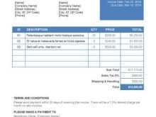 25 Free Blank Invoice Template Online Photo with Blank Invoice Template Online