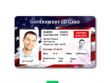 25 Free Government Id Card Template With Stunning Design for Government Id Card Template