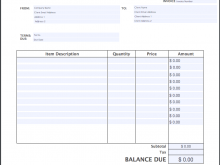 25 Free Printable Blank Invoice Template To Edit For Free with Blank Invoice Template To Edit