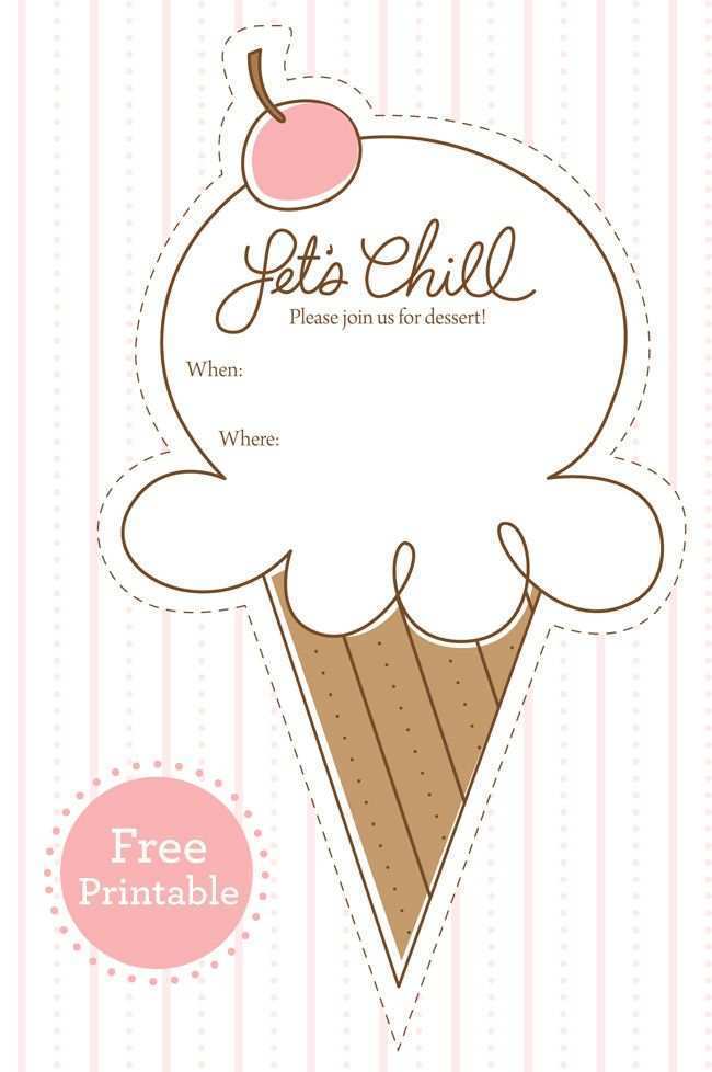 25 Free Printable Ice Cream Social Flyer Template Free Templates by Ice Cream Social Flyer Template Free