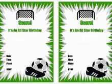 25 Free Soccer Birthday Card Template in Word with Soccer Birthday Card Template