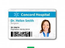 25 Hospital Id Card Template in Photoshop by Hospital Id Card Template