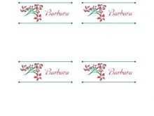25 How To Create Place Card Template For Christmas Layouts by Place Card Template For Christmas