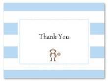 25 How To Create Thank You Card Template Boy For Free with Thank You Card Template Boy