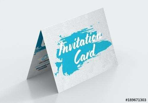 25 Printable 2 Fold Invitation Card Template in Photoshop by 2 Fold Invitation Card Template