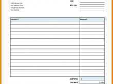 25 Printable Sample Of Blank Invoice Forms for Sample Of Blank Invoice Forms